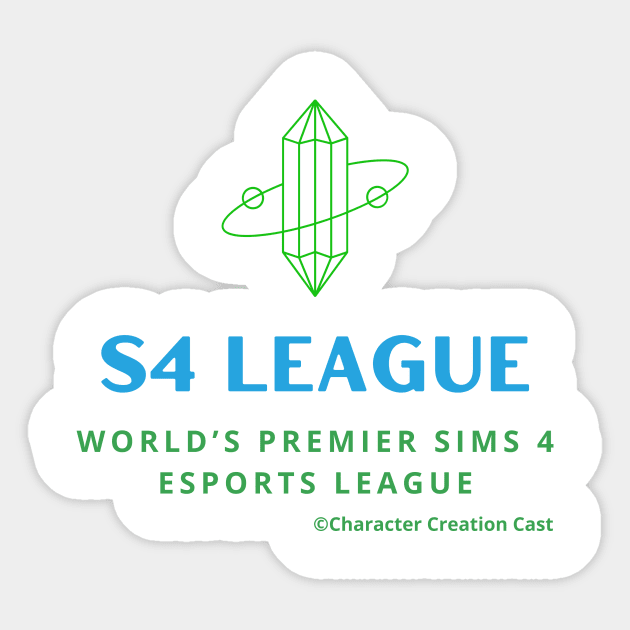 S4 League Shirt Sticker by One Shot Podcast